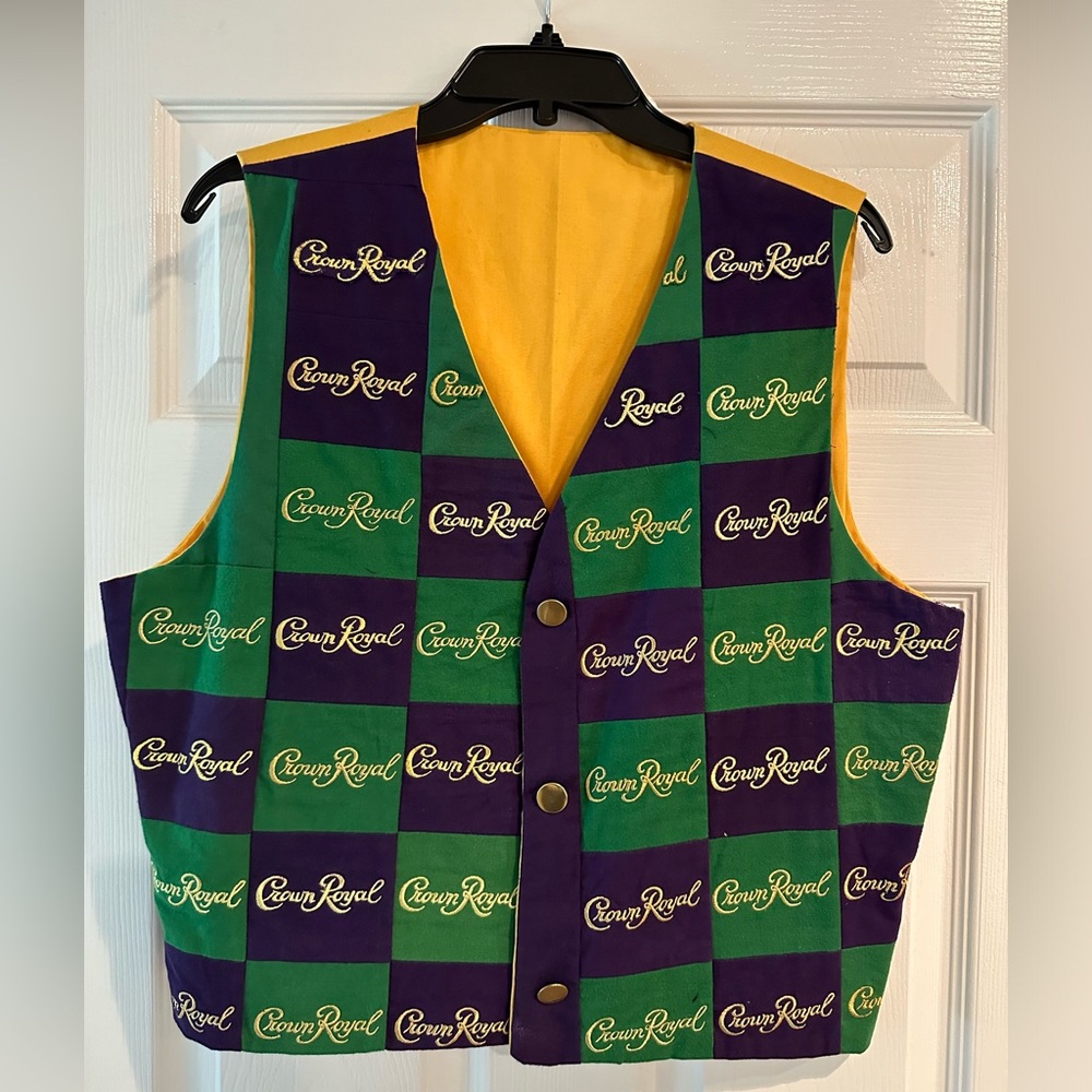 Crown Royal vest - hand made GREAT GIFT FOR CHRISTMAS!!!
